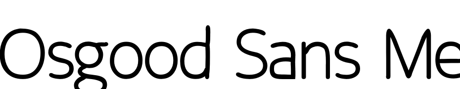 Osgood Sans Medium Yazı tipi ücretsiz indir